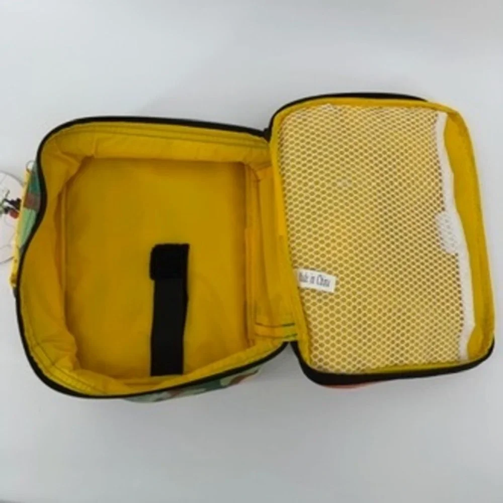 Bazoongi Kids Camo Insulated Lunch Box Green Orange Yellow New With Tags